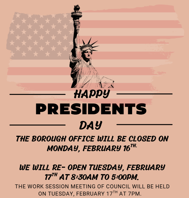 Presidents' Day - Office Closed